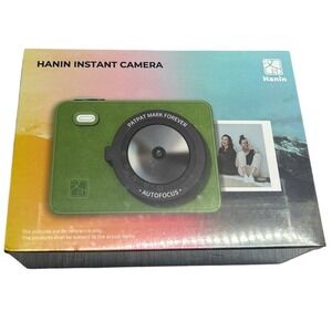 Hanin Instant Camera Portable Photo Printer HCP-2TS25F Green MFi for iPhone iPad